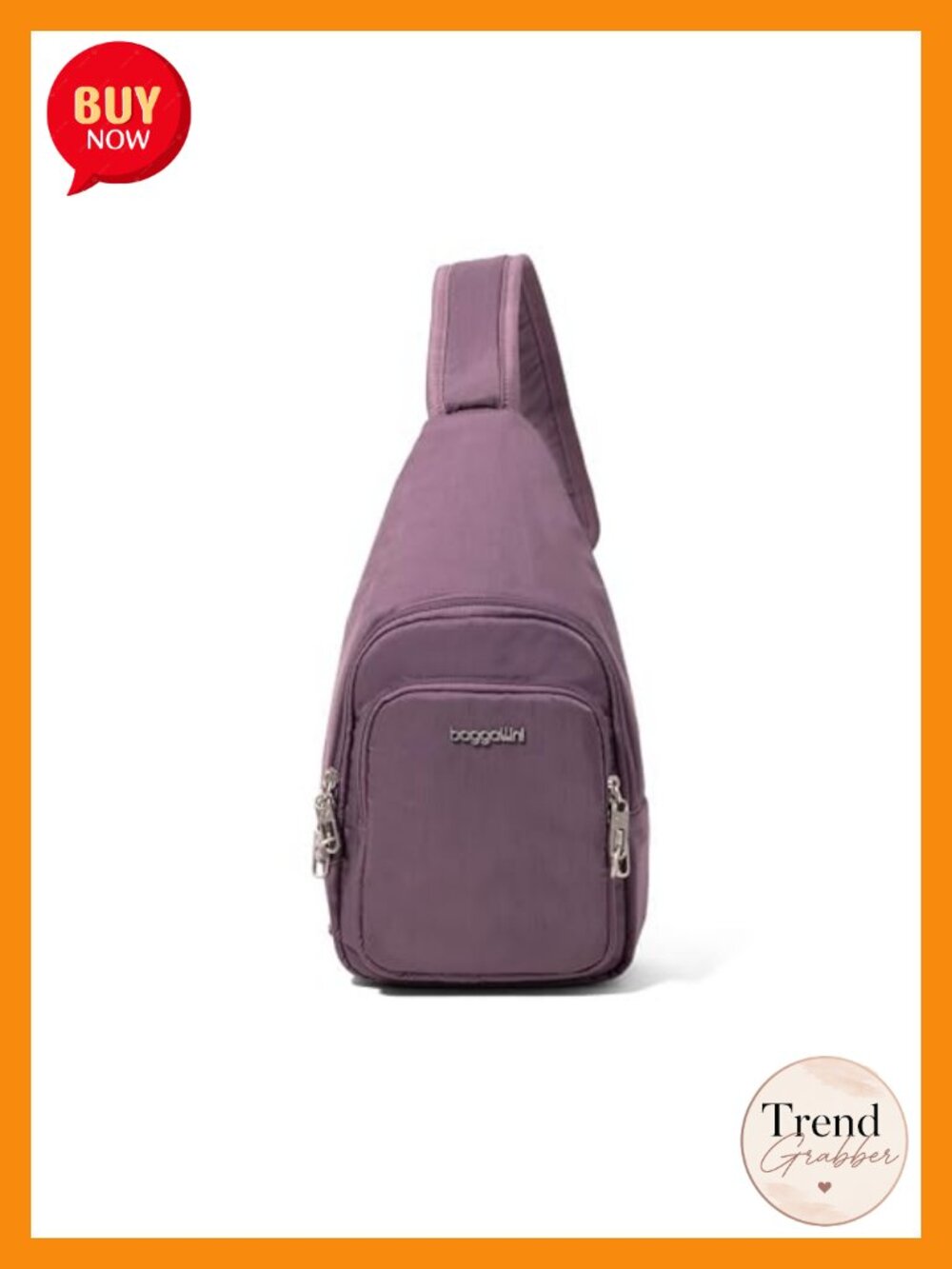 Anti-Theft Sling Crossbody Bag Water-Repellent RFID Travel